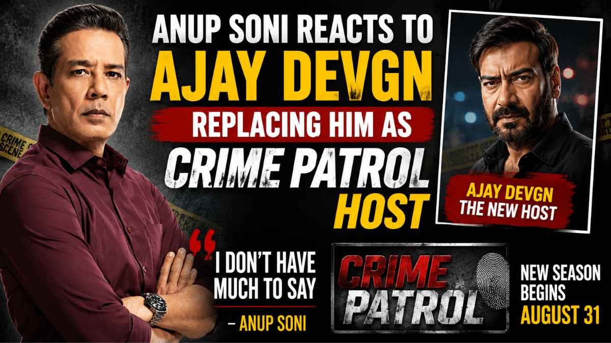 Anup Soni Finally Reacts to Ajay Devgn Taking Over Crime Patrol: “I Don’t Have Much to Say