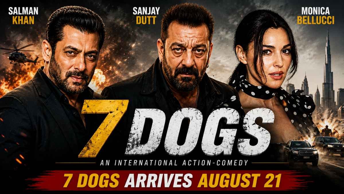 Salman Khan, Sanjay Dutt and Monica Bellucci Are Coming Together — 7 Dogs Gets India Release Date