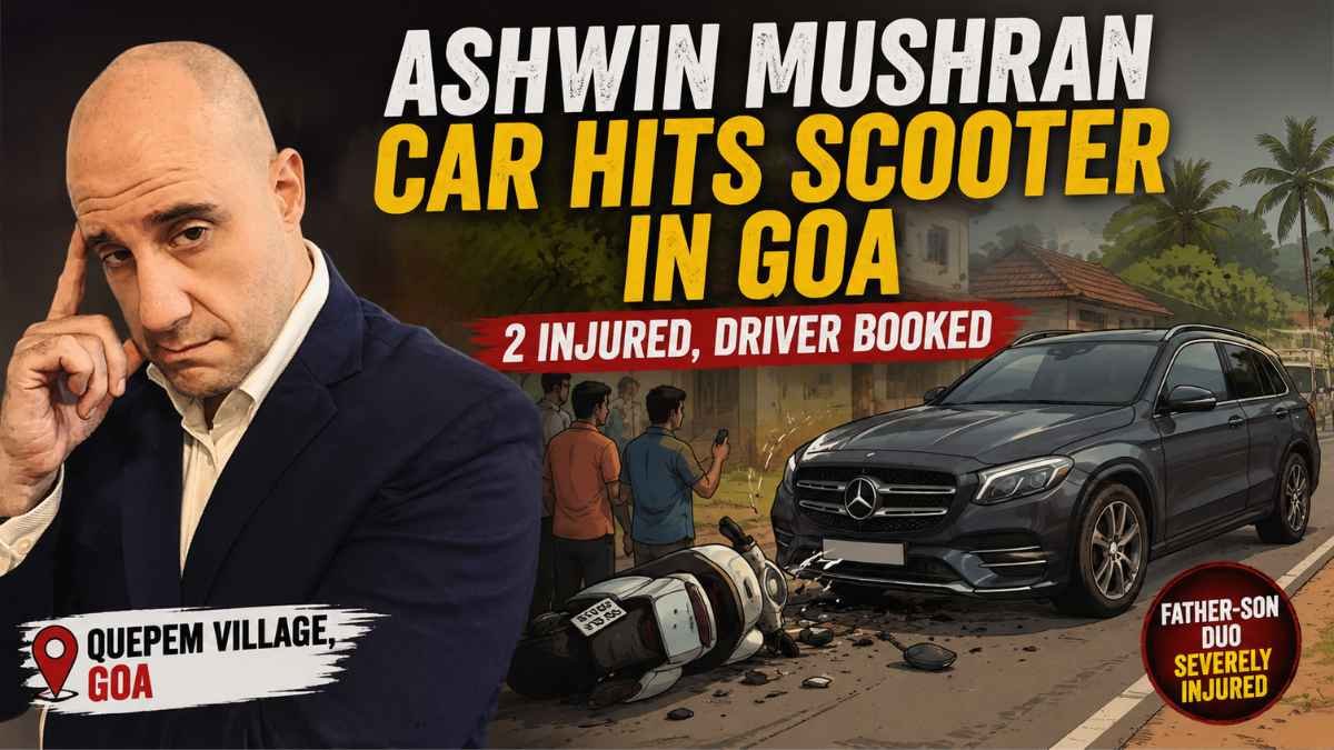 Ashwin Mushran’s Car Hits Scooter in Goa, Father-Son Duo Injured; Driver Booked