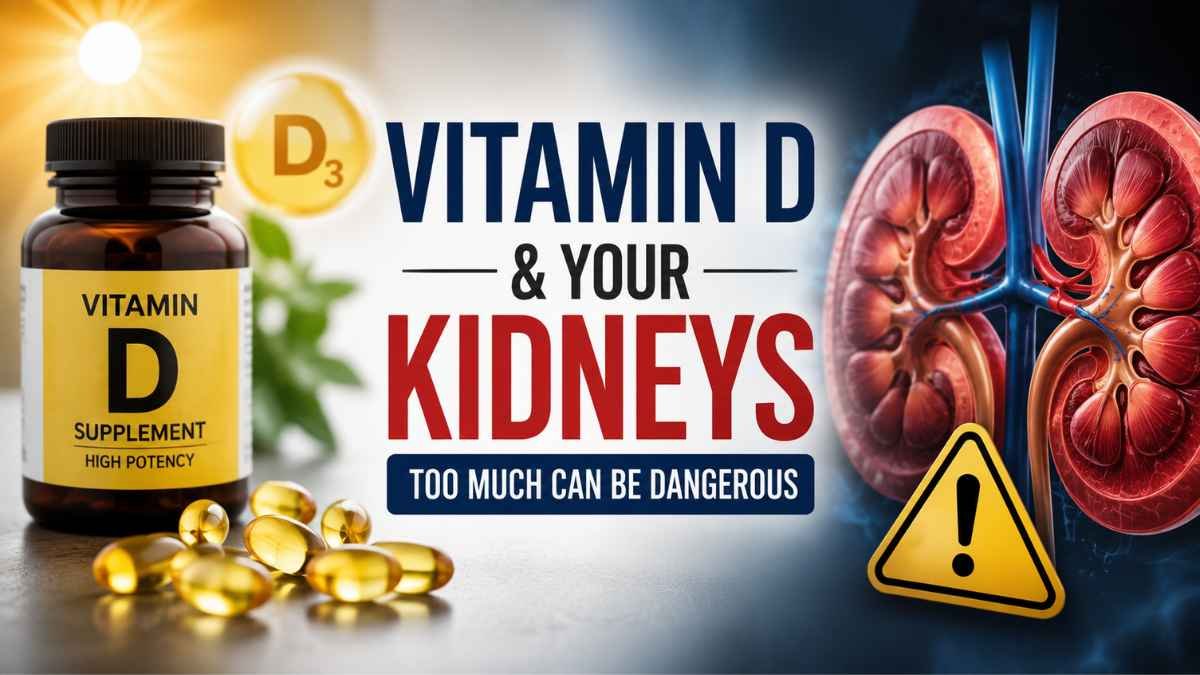 Too Much Vitamin D Can Harm Your Kidneys: The Hidden Risk of Excessive Supplements