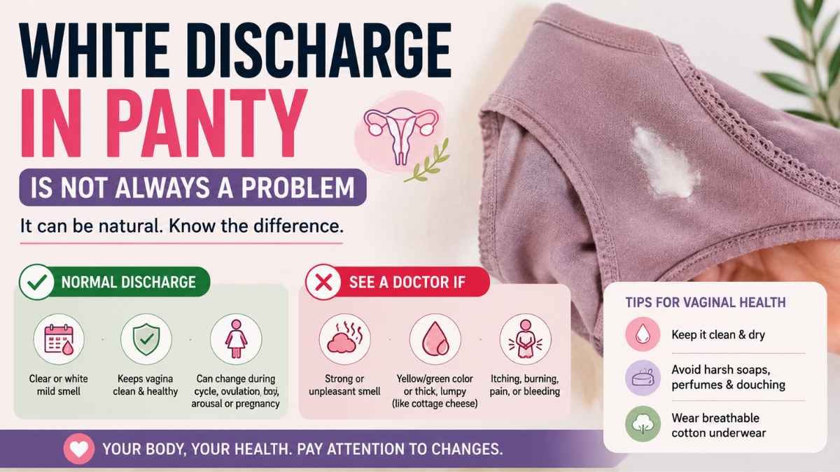 White Discharge in Panty Is Not Always a Problem: When It Is Normal and When to See a Doctor