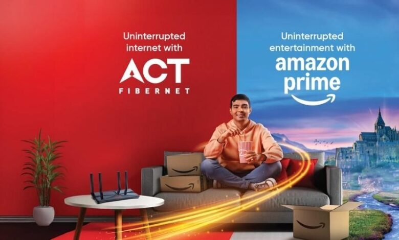 ACT Fibernet Plans Free Amazon Prime