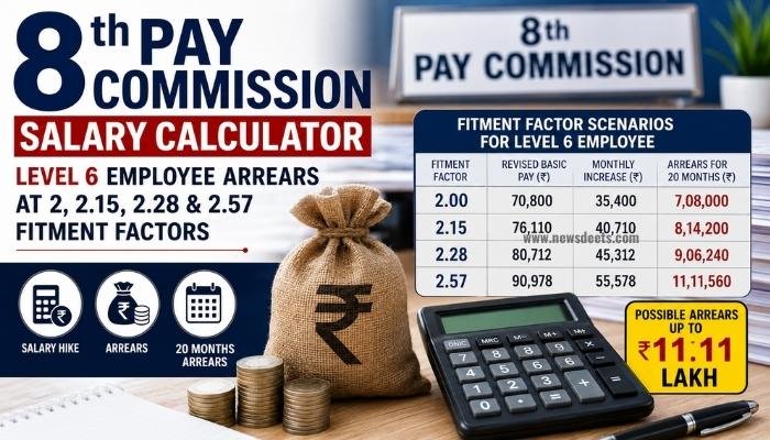 8th pay commission salary calculator